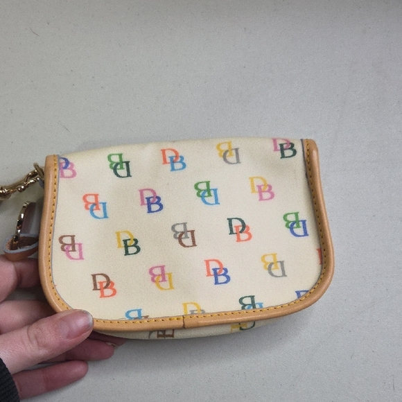 Dooney & Bourke Multicolor Logo Wristlet - Picture 5 of 8